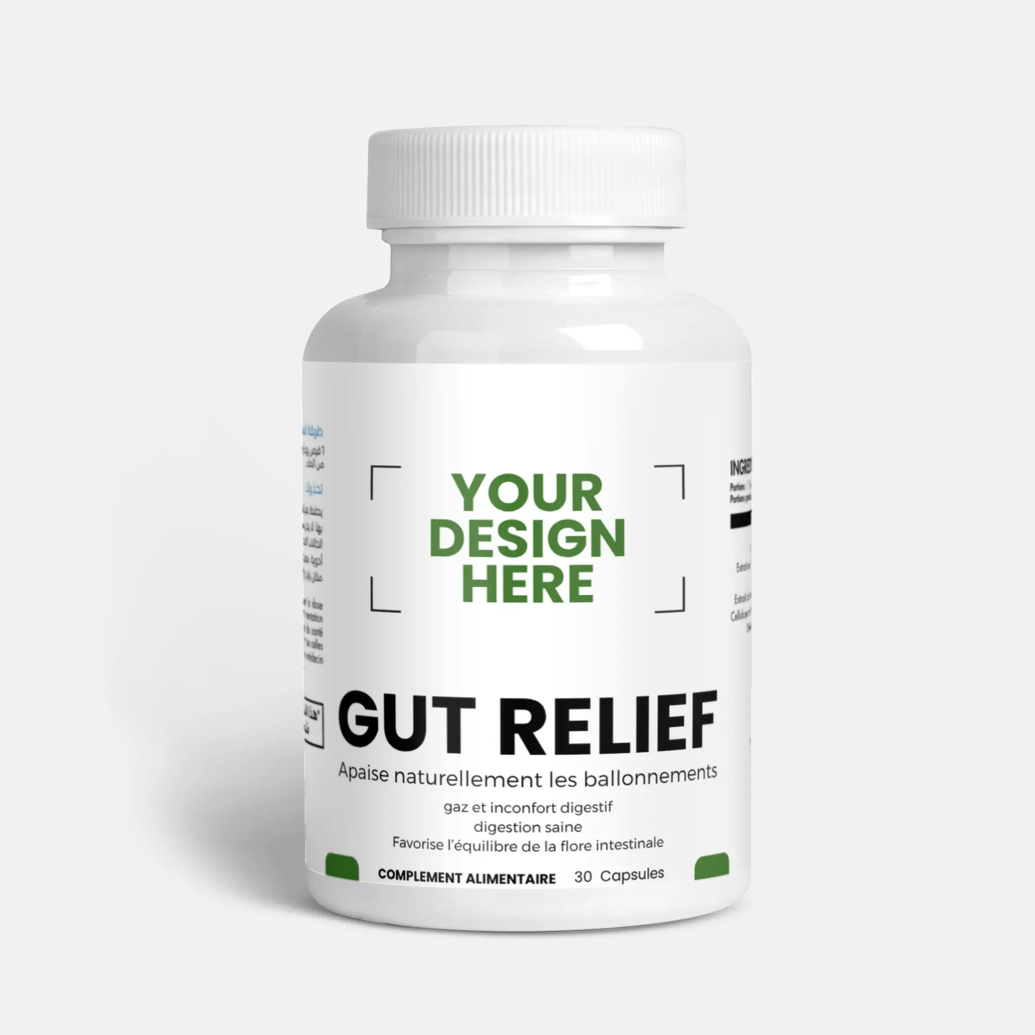 Santé Intestinale & Anti-Ballonnements – 30 Gélules